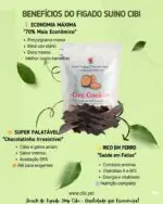 Snack de Fígado 200g - Chocolate Pet - CREC COOKIES - Imagem 4
